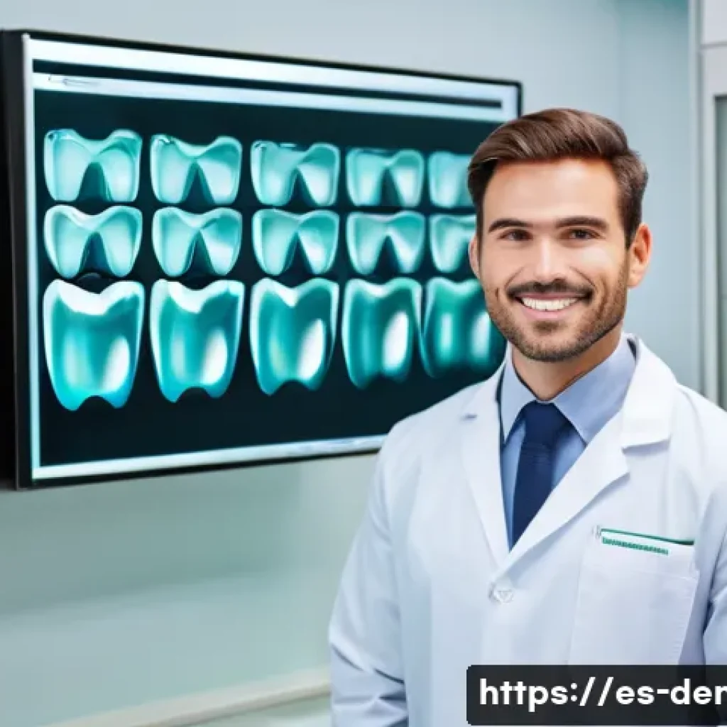 치과의사 필수 자격증 - **Prompt:** A highly skilled, professional dentist, gender-neutral, wearing clean, modern scrubs and...